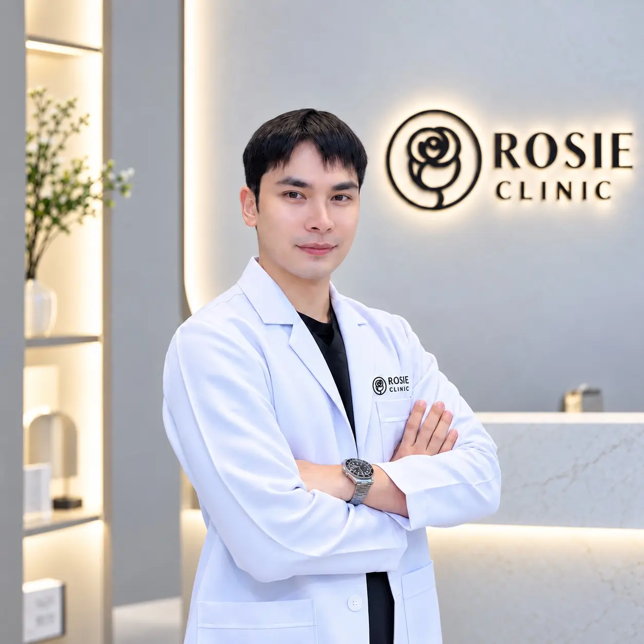 ภาพ หมออาร์ต ทีมแพทย์ Rosie Clinic