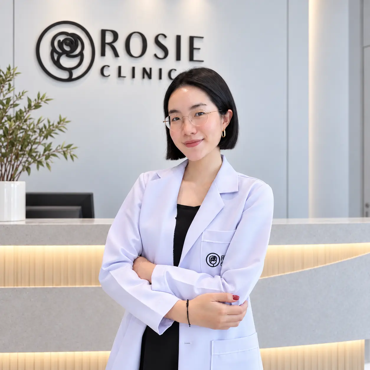 ภาพ หมอพิมพ์ ทีมแพทย์ Rosie Clinic